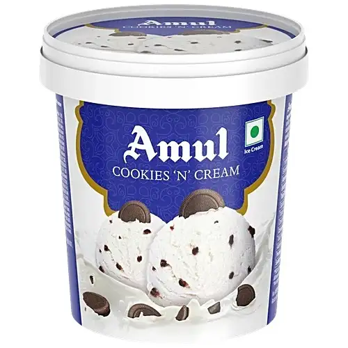 Amul Cookie N Cream Ice Cream